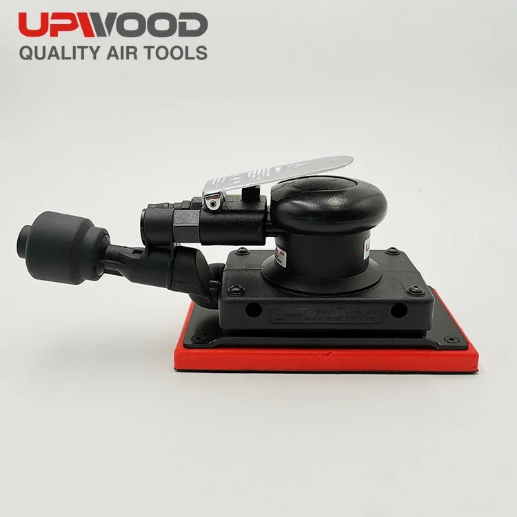 UW-3450V2 Central-Vacuum 10000rpm Air Square Sander Pneumatic Jitterbug Sander With 90 X 175mm Pad