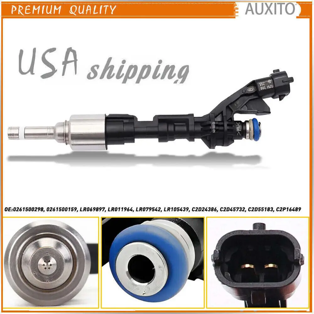 

1Pc Fuel Injector For Land Rover LR4 Range Rover Sport Jaguar XF 3.0L 5.0L V6 V8