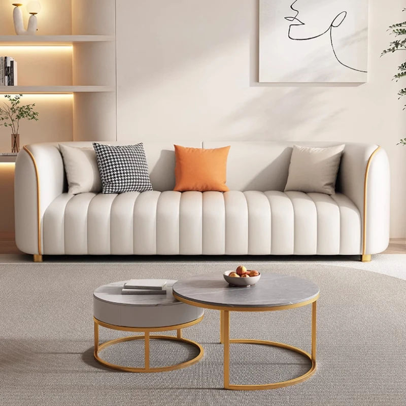 

Modern Designer Luxury Sofa 3 Seater Nordic Floor Loveseat Sofa Living Room Divani Soggiorno Nuovi Arrivati Apartment Furniture