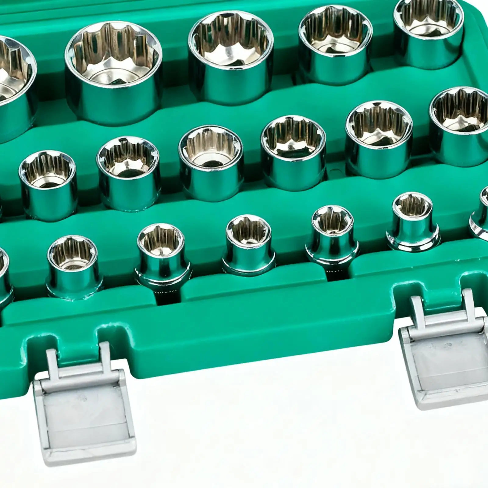 

Набор головок 8-32 мм, зеркальная полированная розетка с цветком сливы для автомобилей, дома, гаража, промышленного обслуживания, мастерской, механики