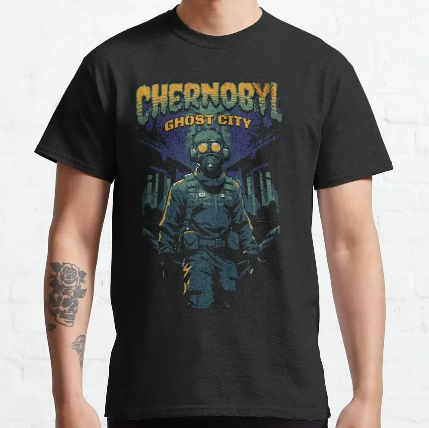 Tee Tops Plus sizeShernobylite Computer Game Shadow Of Chernobyl Stalker Video Games Unisex T-Shirt for Men 100% Cotton Printed