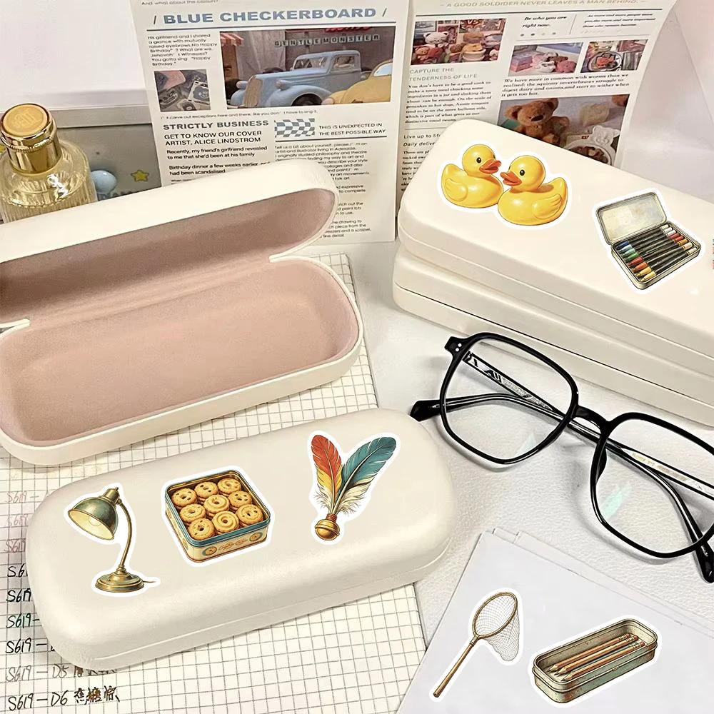 50PCS Childhood Small Things Sticker Vegetable Graffiti Scrapbooking Bottles Luggage Laptops DIY Gift Bottles Decorative