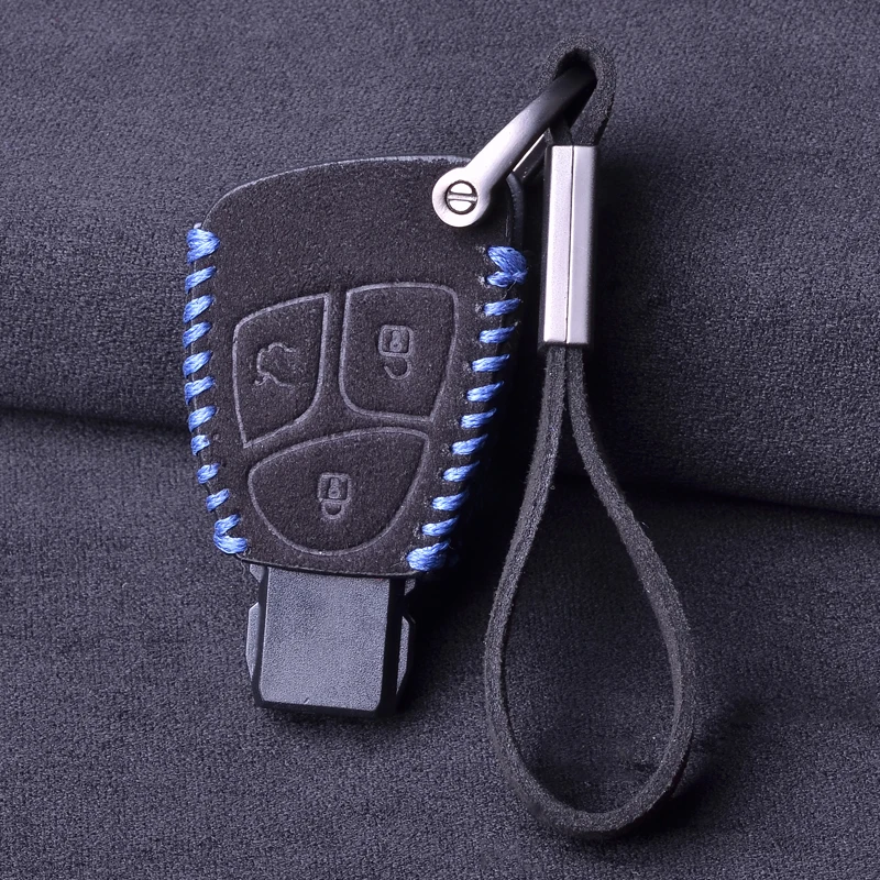 3 Buttons Remote Car Key Fob Case For Mercedes Benz C E ML Class Alarm Cover Car Key Shell w203 w211 w204 key cover keychain