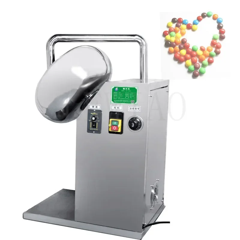 Drum Pet Dog Food Mixing Seasoning Machine Peanut Blender Coater With Icing Sugar Spices Snack Food FIavoring Machine