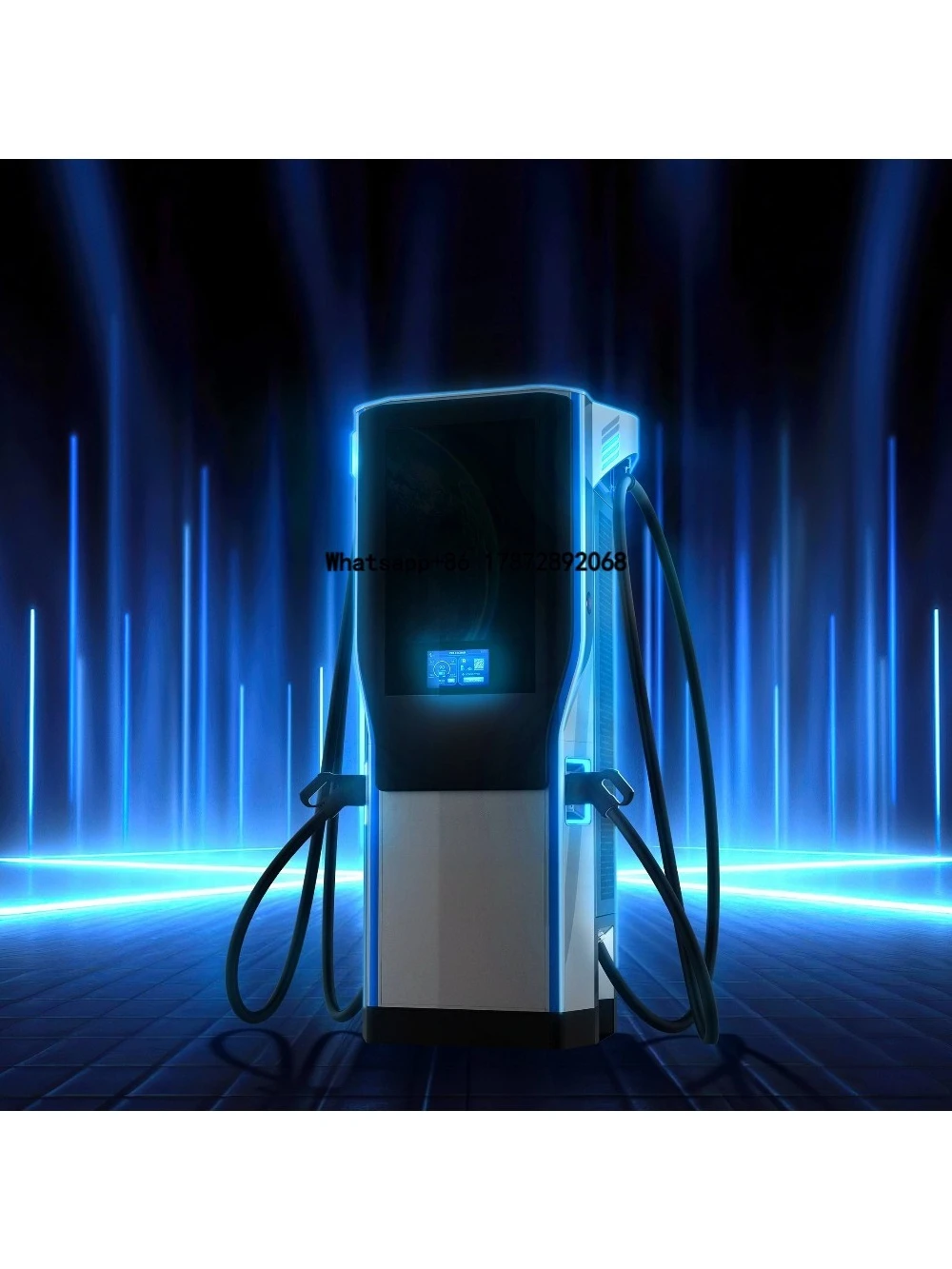 Ampax New DC Fast CCS 1/CCS 2 EV Charger 60-320kW 250A Output Waterproof High-Performance Commercial Use Charging Station
