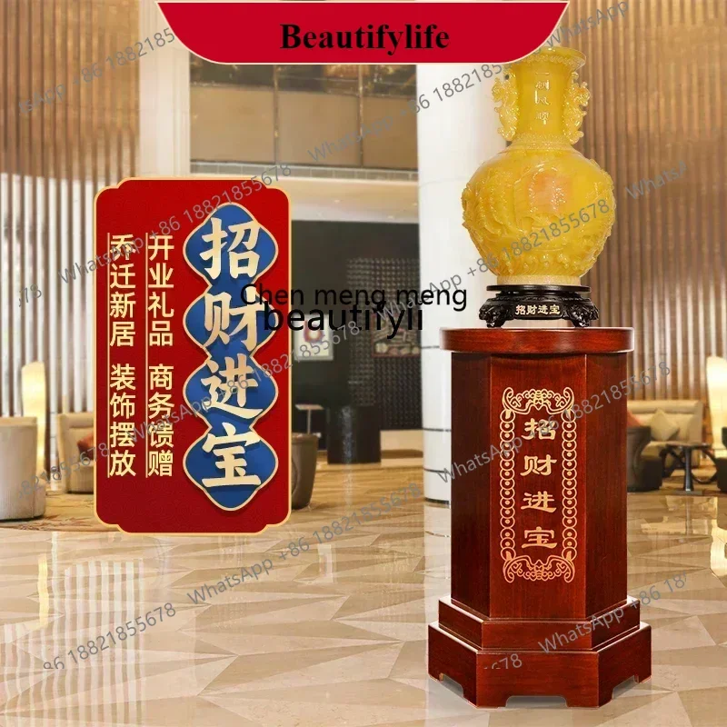 

G153 L1 Vase ornament company opening gift office lucky housewarming gift hotel lobby entrance floor decoration