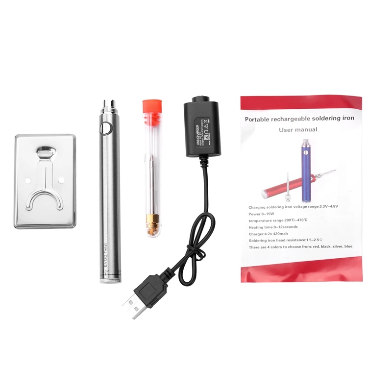 

Wireless Charging Welding Tool, USB Safe Welding Repair Tool,Adjustable Temperature, Wireless Charging,For Both Home