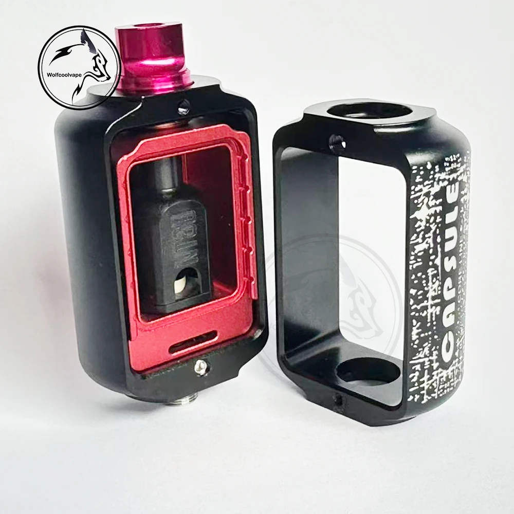 Wolfcoolvape Capsule Vape Replacement Boro Tank to 510 Adapter RBA Bridge Tank Atomizer for box mod vape kit view 6
