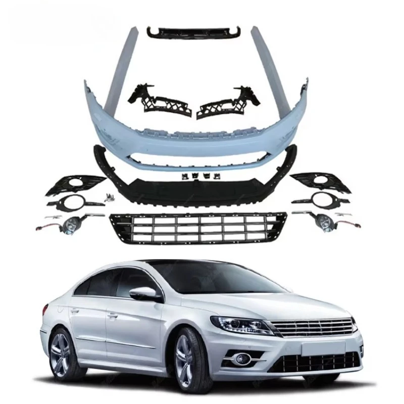 

Hot Selling Auto Car Facelift for Volkswagens VW CC Upgrade to R-line Style Body Kit With Front Bumper Side Skirts Diffuser