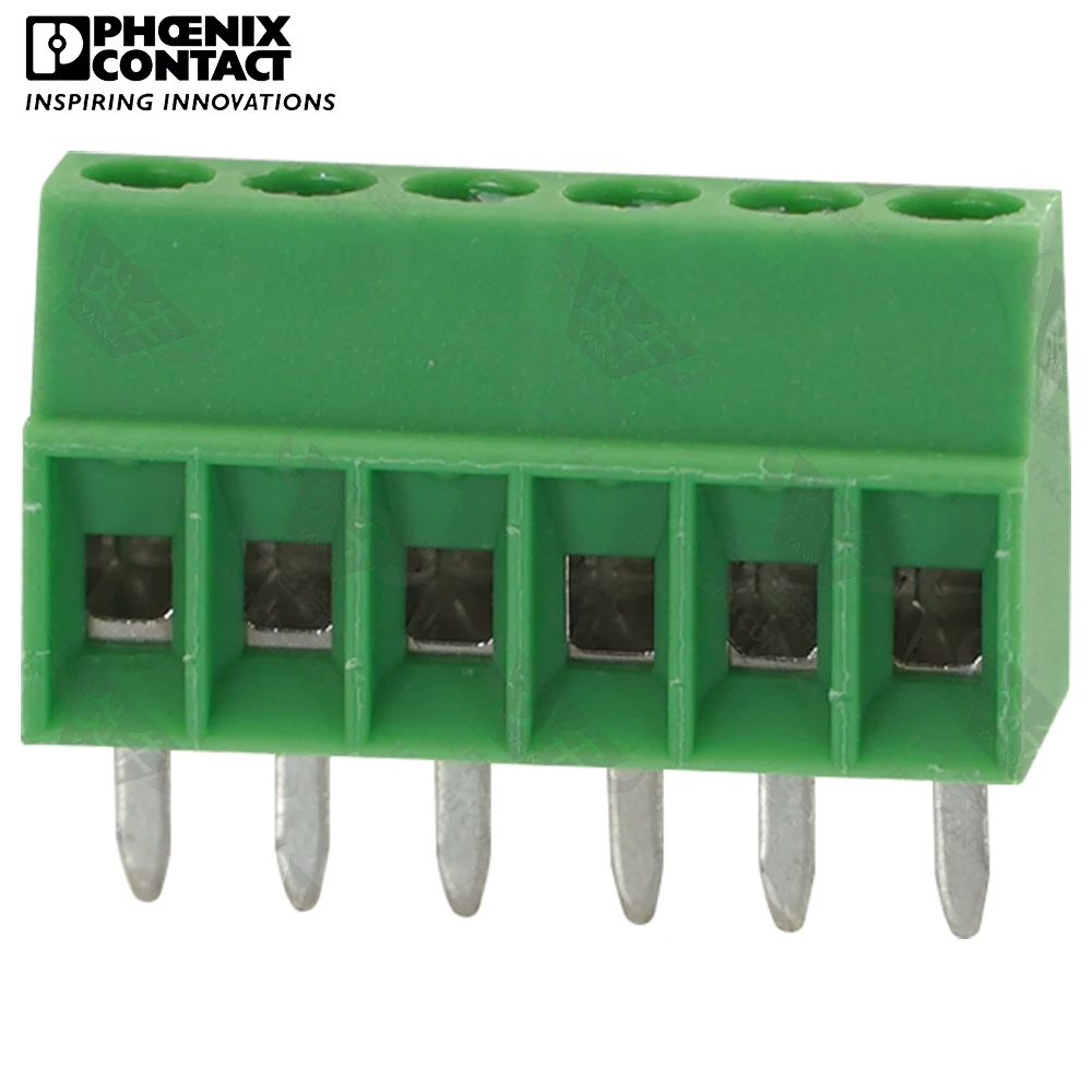 1Pcs 2.54mm Original Genuine Phoenix Contact Connector PCB Screw Terminal Block 6 Pin MPT 0.5 2.54 1725698 6A 160V