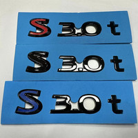 3D ABS for Infiniti Fender S 3.0 T Chrome Emblem Q50 Q60 QX50 QX80 M56 G37 G35 Accessories