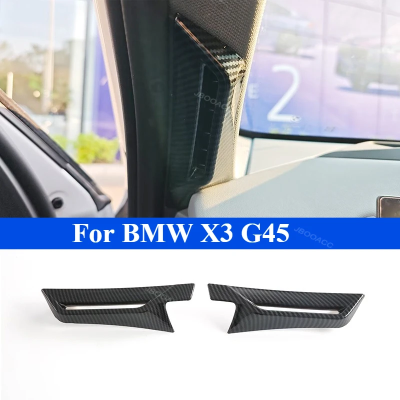 

Для BMW X3 G45 2025 2026, автомобильное воздуховыпускное отверстие, крышка стойки, внутренняя отделка, вентиляционное отверстие для кондиционера, пылезащитные панели, украшения