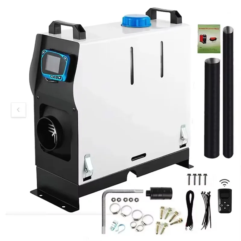 Latest 12v/24v/220v 2kw 5kw 8kw All-in-One Portable Diesel Air Parking Heater LCD Screen Boat Car&Truck Vehicle 1 Year Warranty