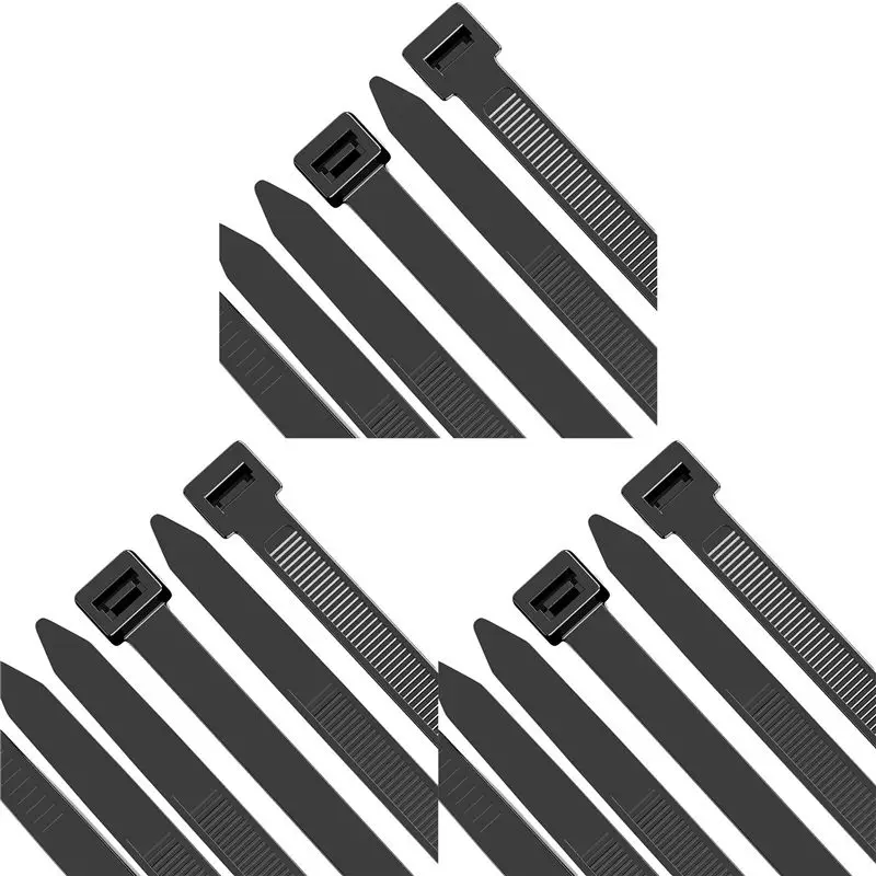 

Кабельные стяжки AT05-300, особо прочные, 12 дюймов, 7,6 мм, из прочного пластика, с прочностью на разрыв 70 кг, УФ-стойкие