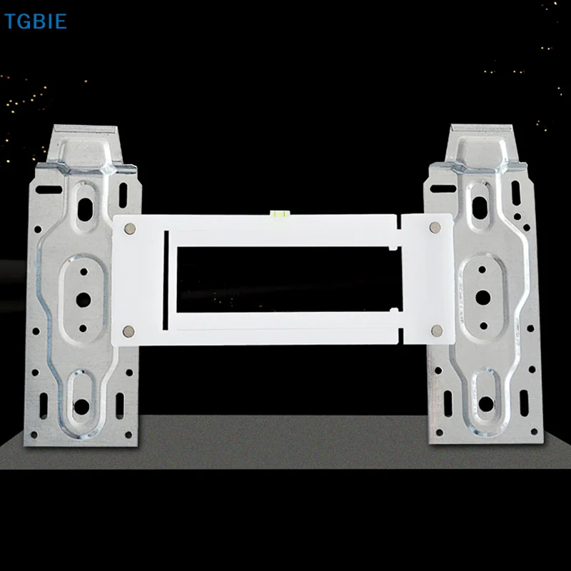 [TL][TL]Universal Wall Mount Adjustable Support Bracket for Home Split Air Conditioner Indoor Unit with Level Gauge