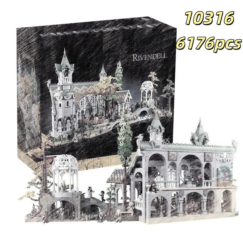 

2026 New 6167pcs Valley Forest Tour 10316 Manor Building Block Set is suitable for birthday gifts.