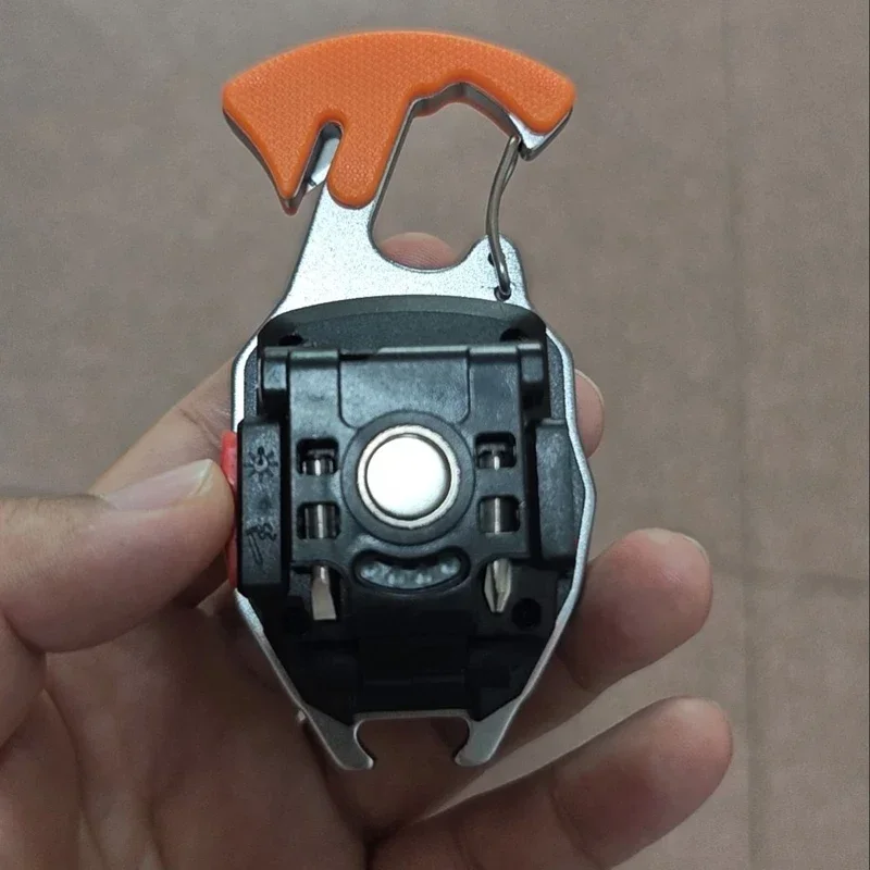 New Portable 15 in 1 Mini Multifunction Outdoor EDC Led Flashlight Keychain Tools