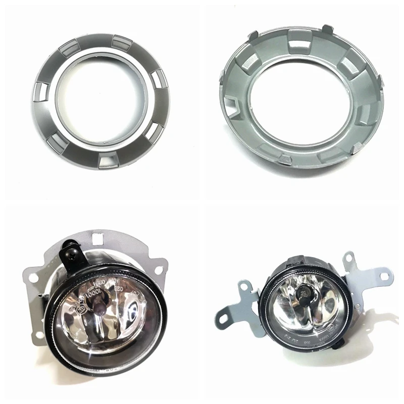 

1pcs For Mitsubishi 2007-2014 Pajero V93 V97 Front Bumper Fog Light Assembly Fog Light Frame Cover 6400A583