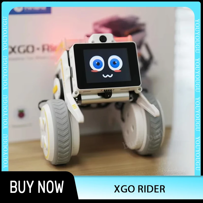 XGO Rider Robot Desktop Wheel-Legged Robot with AI Custom Omni Directional Self-Balancing Raspberry Pi Electronic Pet AI Robot