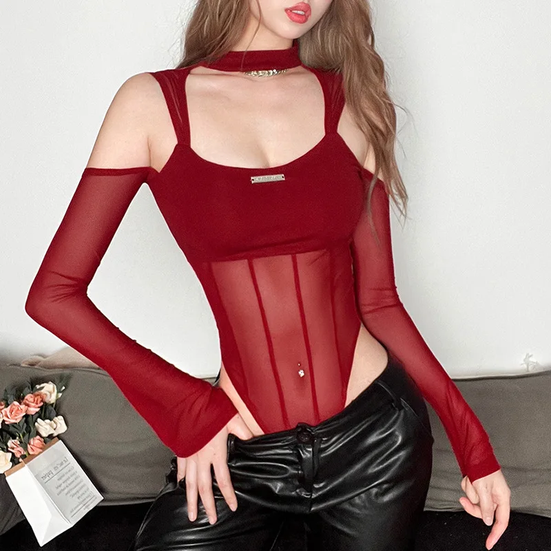 

Сексуальный костюм с отделкой Me, облегающий костюм с низкой талией, брюки с девятью точками, полиэфирная ткань, модное летнее новое поступление, женские брюки...