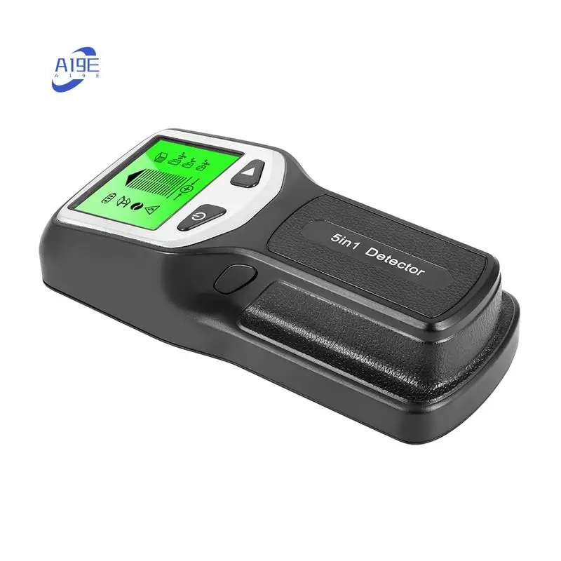 

Настенный сканер A19E-5 в 1, цифровой портативный настенный сканер из ПВХ, водопровод, металлоискатель, черный, серебристый, легко U