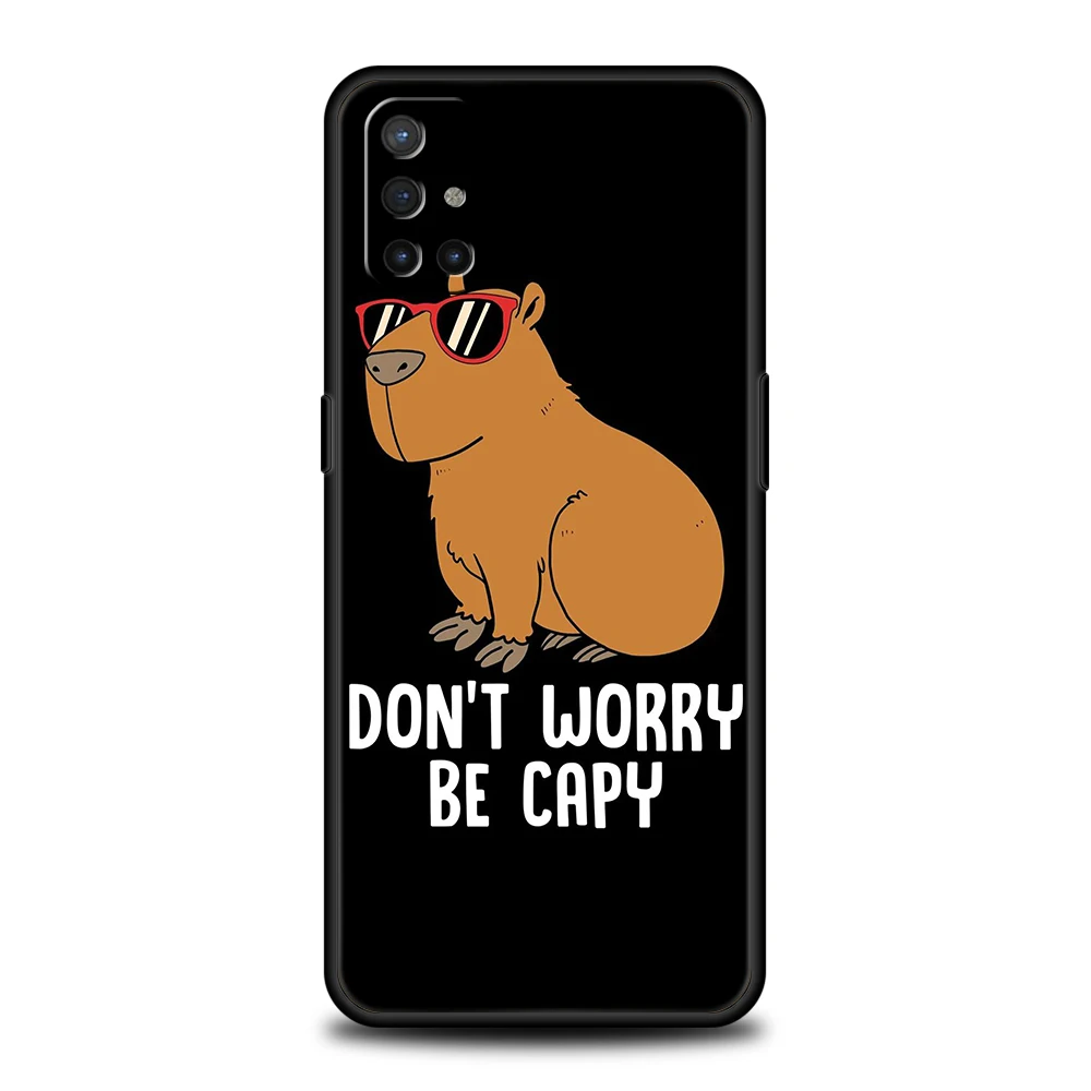 Cartoon Capybara Phone Case for Oneplus 11 10T Nord N100 N10 10 7 8 9 9R 7T 8T N200 CE 2 9RT Pro 5G Silicone Cover Shell Capas