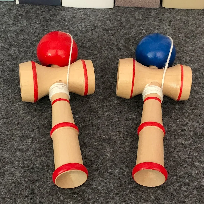 Small Wooden Toys, Classical Traditional Toys, Jade Sword Balls, Popular Japanese Indoor And Outdoor Adult Fun Balance Toys