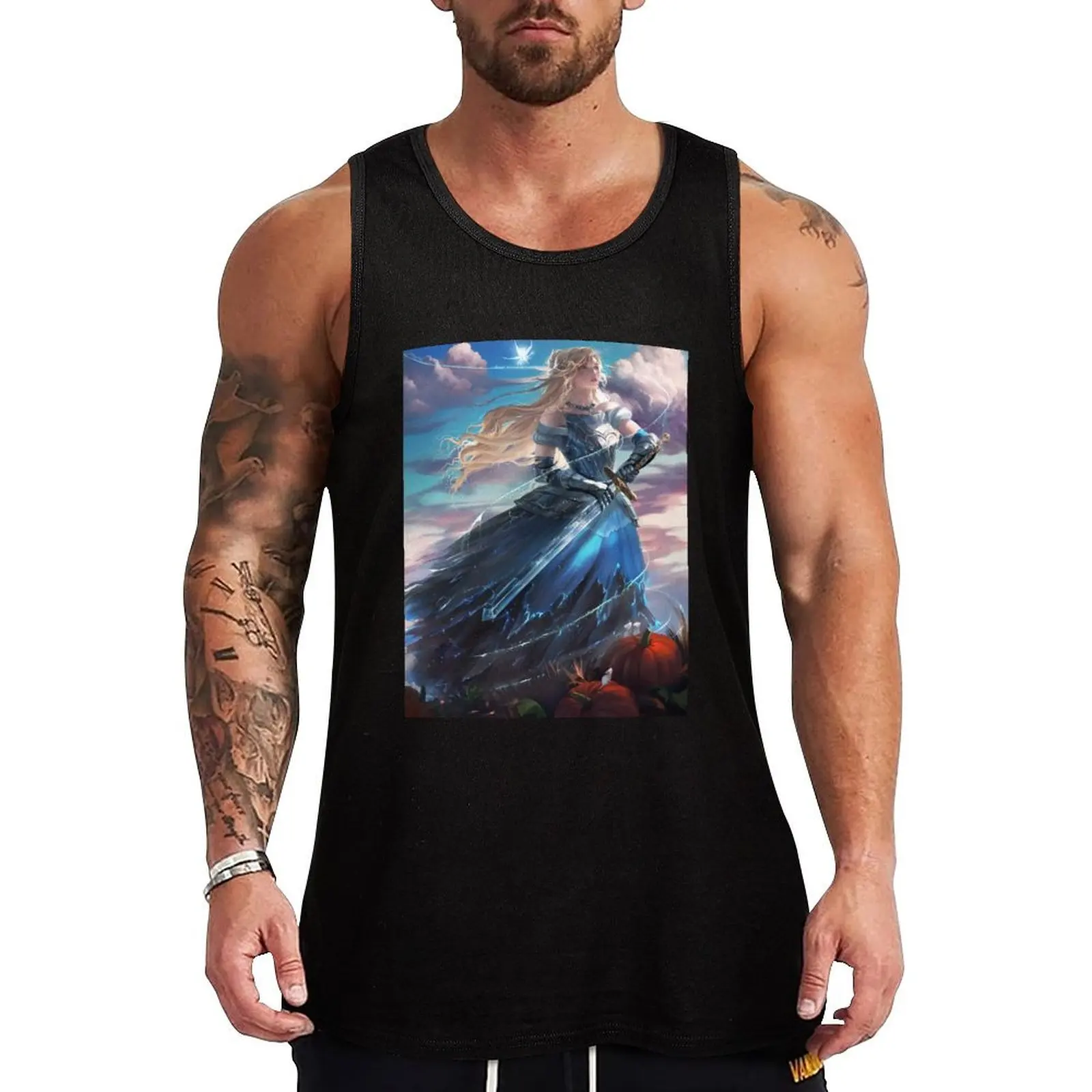 Cinderella Knight Tank Top sexy clothes men gym men fashion 2024 man