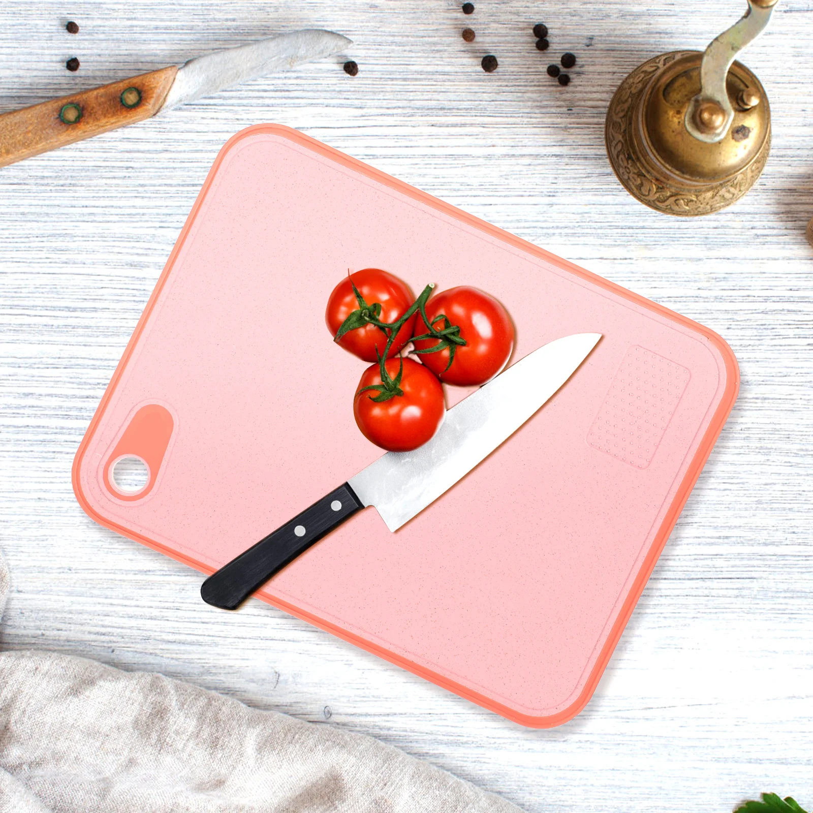 

Fruit Chopping Board Premium Reusable Cutting Board Kitchen Vegetable Meat Wear-Resistant Countertop Chopping Block