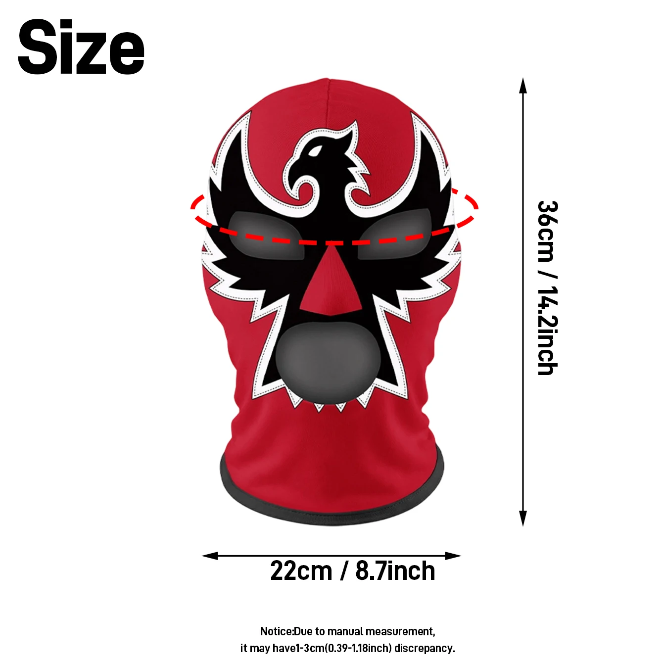 Musion Balaclava wrestling mask, motorcycle riding soft breathable mask