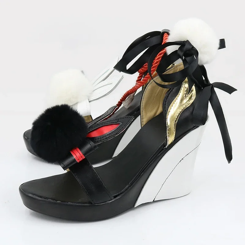 Gioco Honkai Impact 3 Shang Scarpe Cosplay Li Sushang Puntelli Cosplay Stivali di Carnevale di Halloween Scarpe in PU su misura