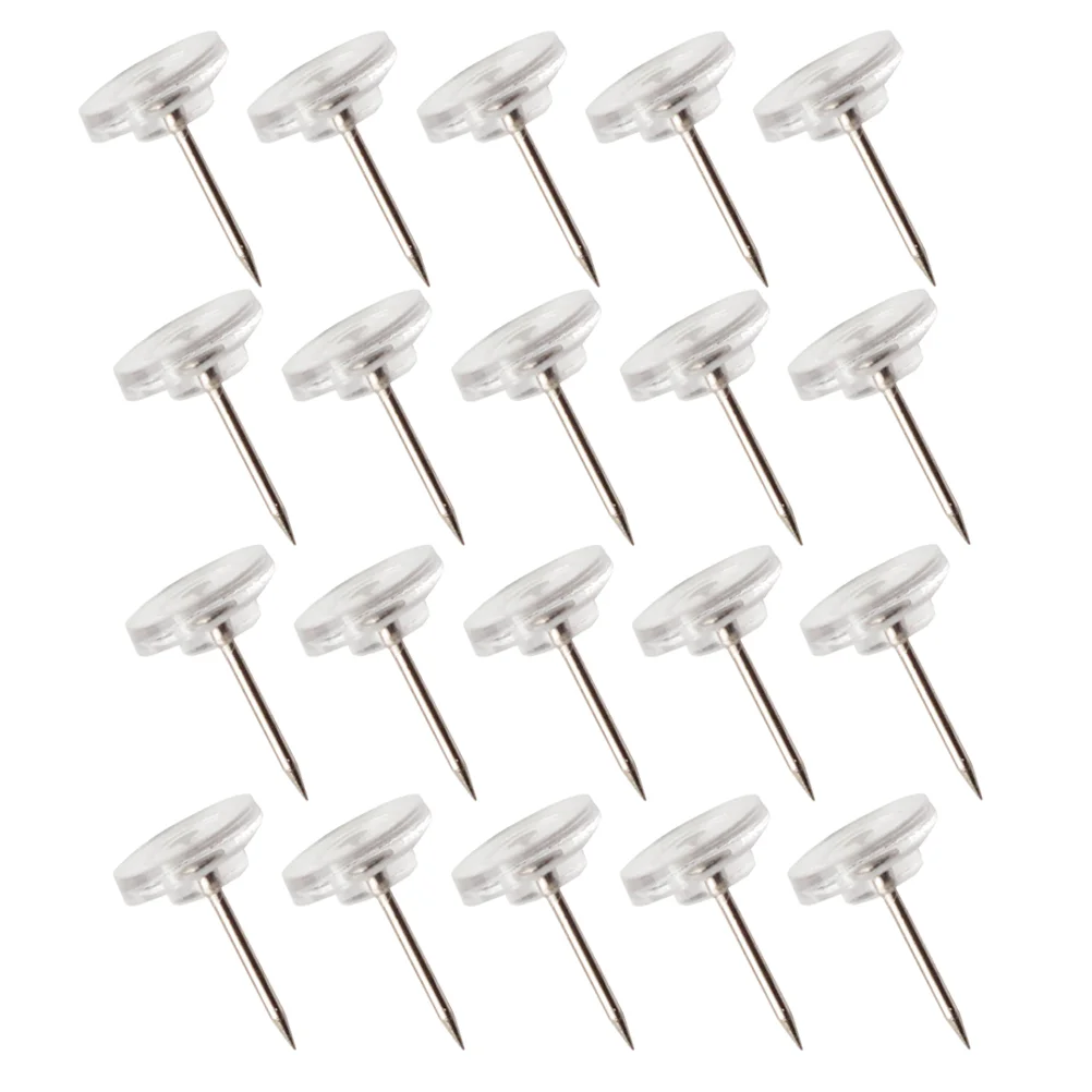 

100 Pcs Pushpin Tacks for Cork Board Office Wall Markers Simple Design Lightweight Compact Easy to Store Carry