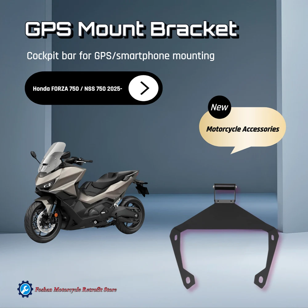 

For Honda FORZA 750 NSS 750 Motorcycle Modifications Accessories GPS Mount Bracket FORZA750 NSS750 2025