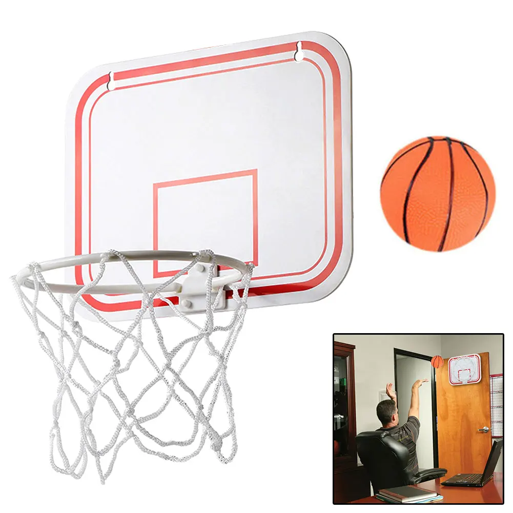 

Kids Sports Toys Plastic Indoor Basketball Hoop Toy Mini Basketball Board Over Door Wall-Mount Kids Sport Basketball Indoor Game