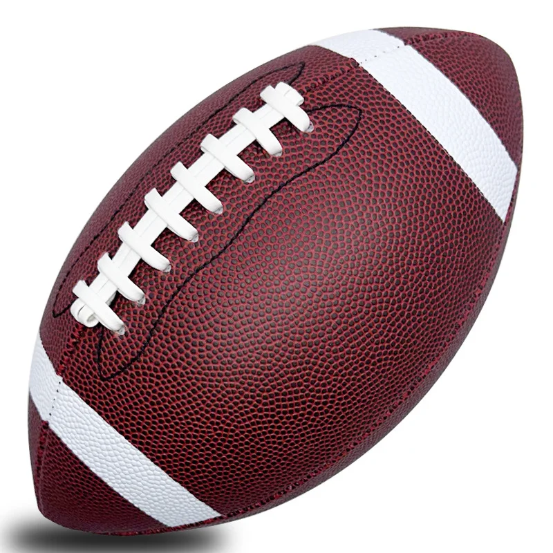 Machine Sewn American Football, Size 6, PVC Material, Sports Training, Rubber Rugby Ball