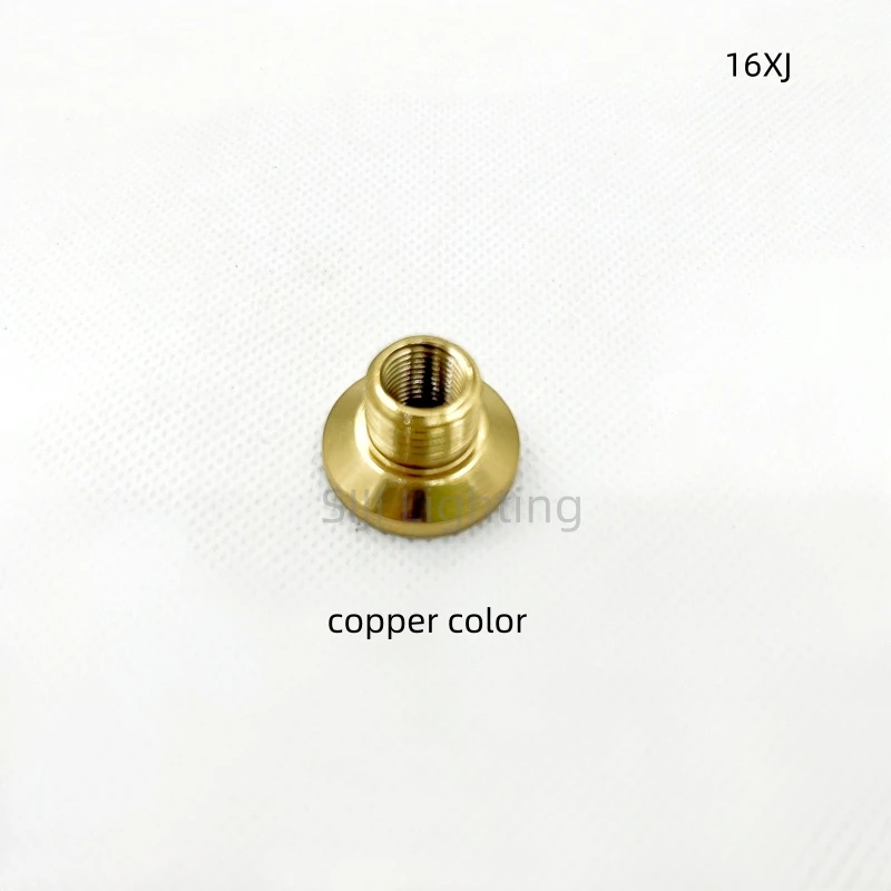 M16 Metal Tooth Tube Adapter M16 Lamp Tooth Tube Adapter Chandelier Tube Connector M16 Thread Pipe Adapter Iron Tube Connection