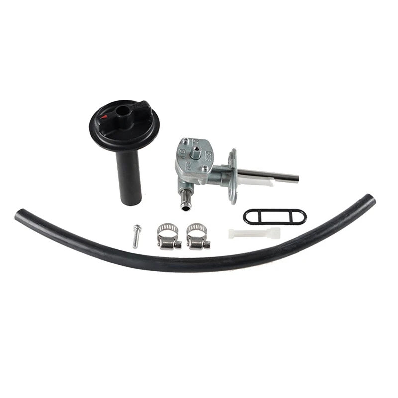 Fuel-Cock Petcock Assy & Lever For Yamaha ATV Grizzly 350 660 Bruin 350 YFM350 YFM660 5KM-24500-10-00,