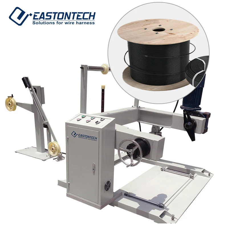Automatic Wire Spool Bobbin Cable Drum Unwinder Wire Coil Prefeeder Feeding Machine Wire OD 3-45mm Loading 1500-2000kgs