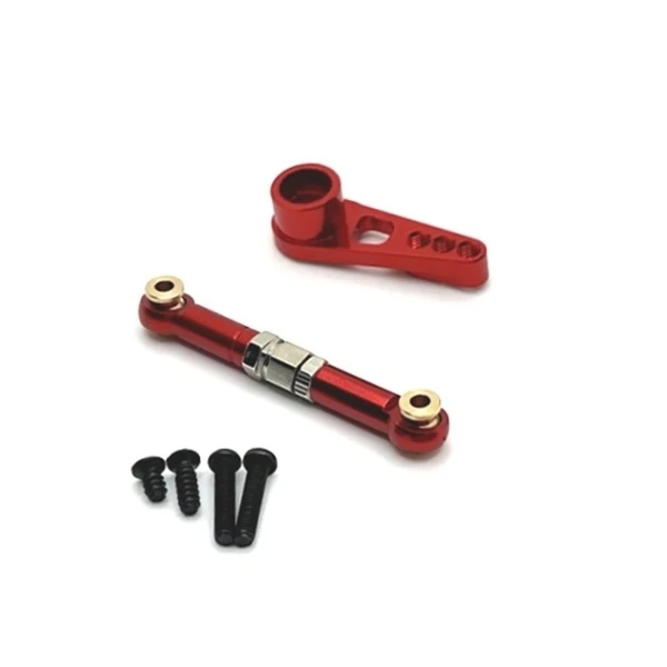 SCY 16101 16102 16103 16104 16201 Metal 25T Servo Arm Servo Horn Steering Servo Link Rod 1/16 RC Car Upgrade Parts Accessories