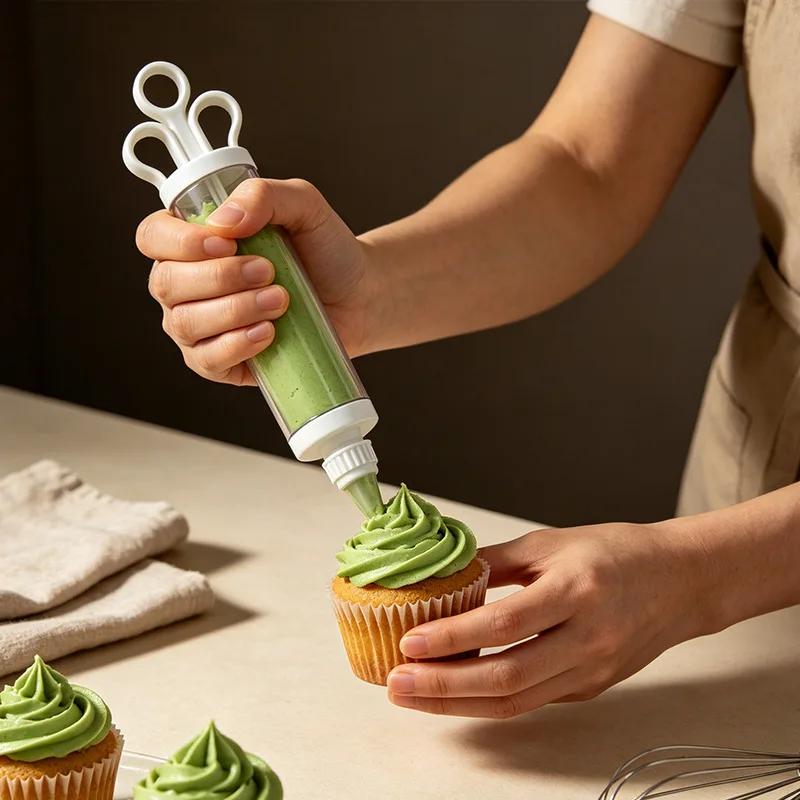 Full Set Piping Tips Cream Squeeze Gun DIY Baking Decorating Tools
