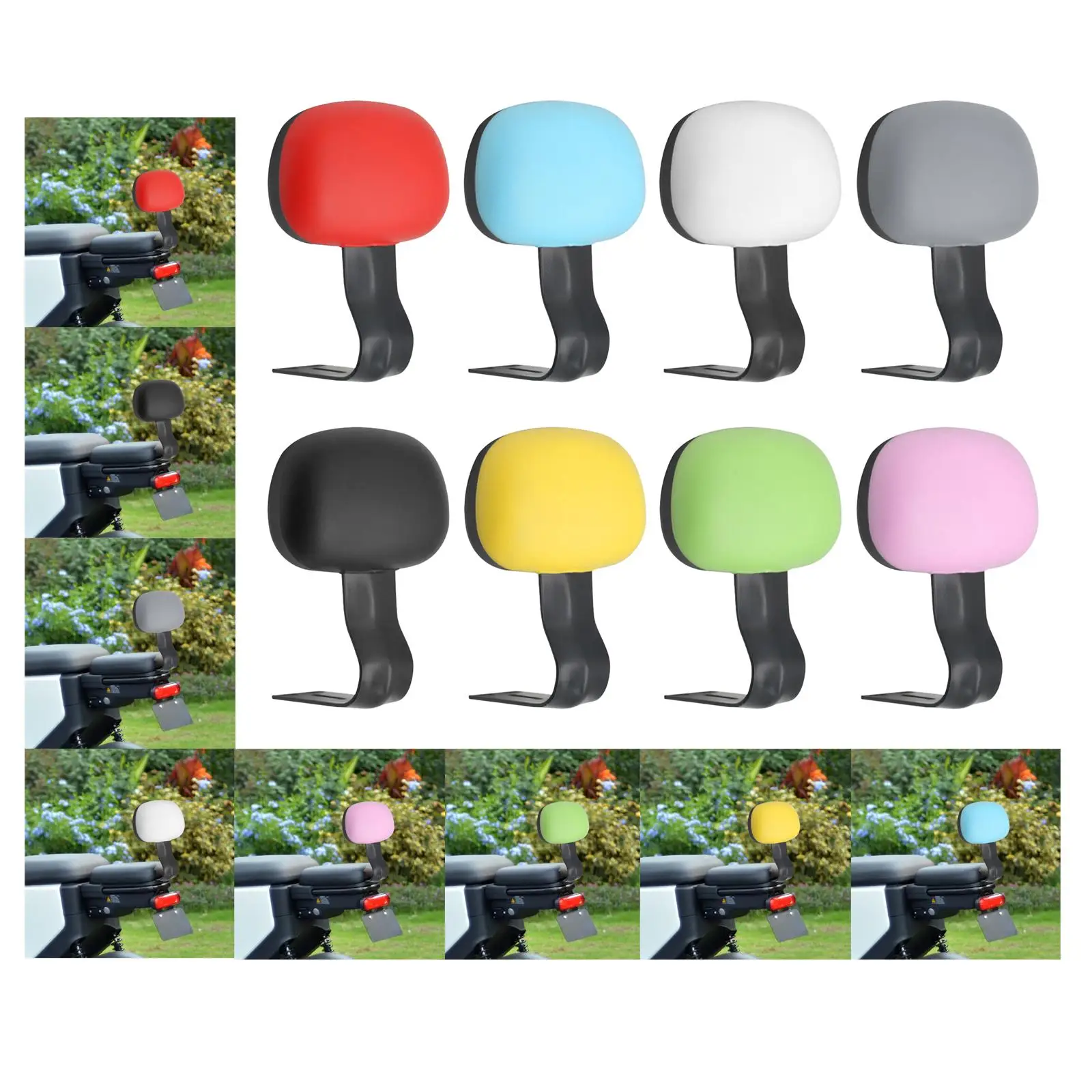 Electric Bicycle Rear Seat Backrest Rear Passenger Backrest Universal Stable