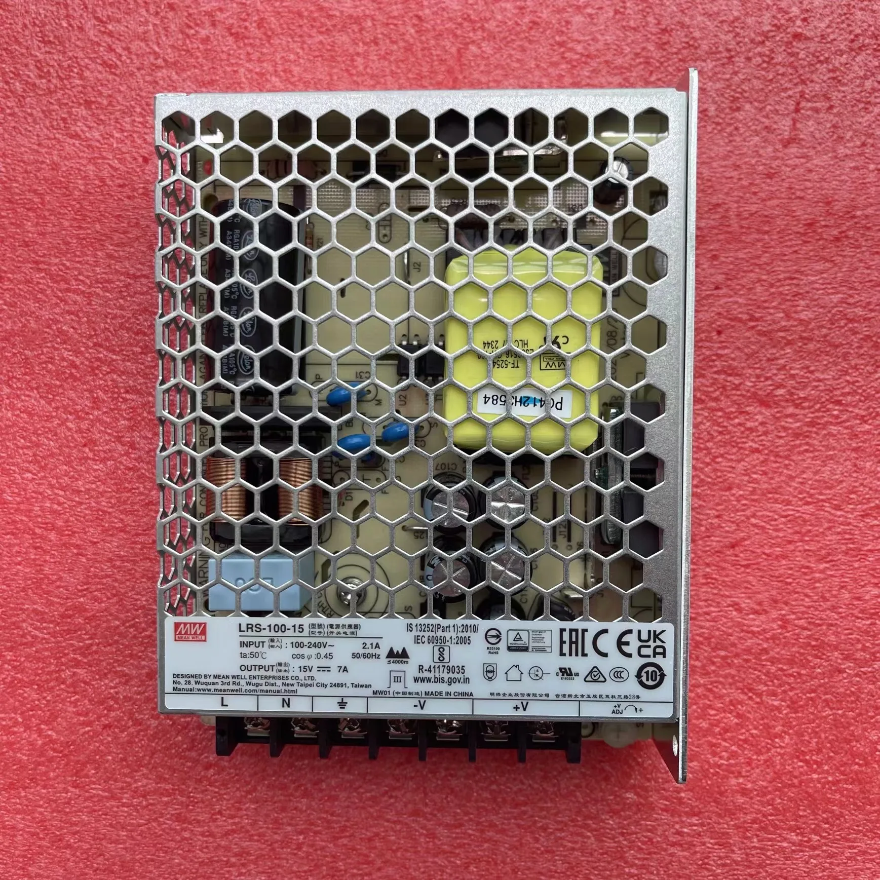 MEAN WELL LRS-100 LRS-100-3.3 LRS-100-5 LRS-100-12 LRS-100-15 LRS-100-24 LRS-100-36 LRS-100-48 Single output