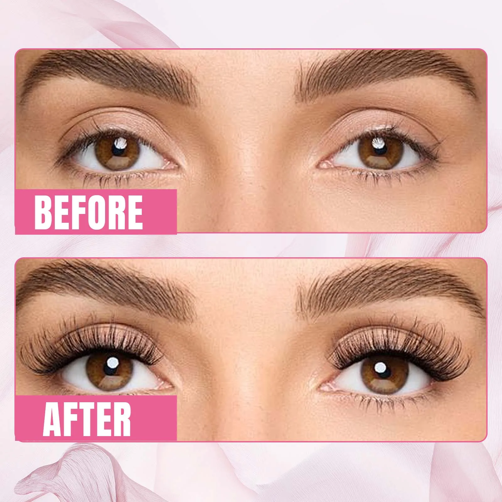 GEMERRY 1 زوج رموش مغناطيسية مع الملقط لتقوم بها بنفسك Wispy قابلة لإعادة الاستخدام عقد قوي الغراء الحرة المغناطيس ثلاثية الأبعاد تأثير الرموش الصناعية #6