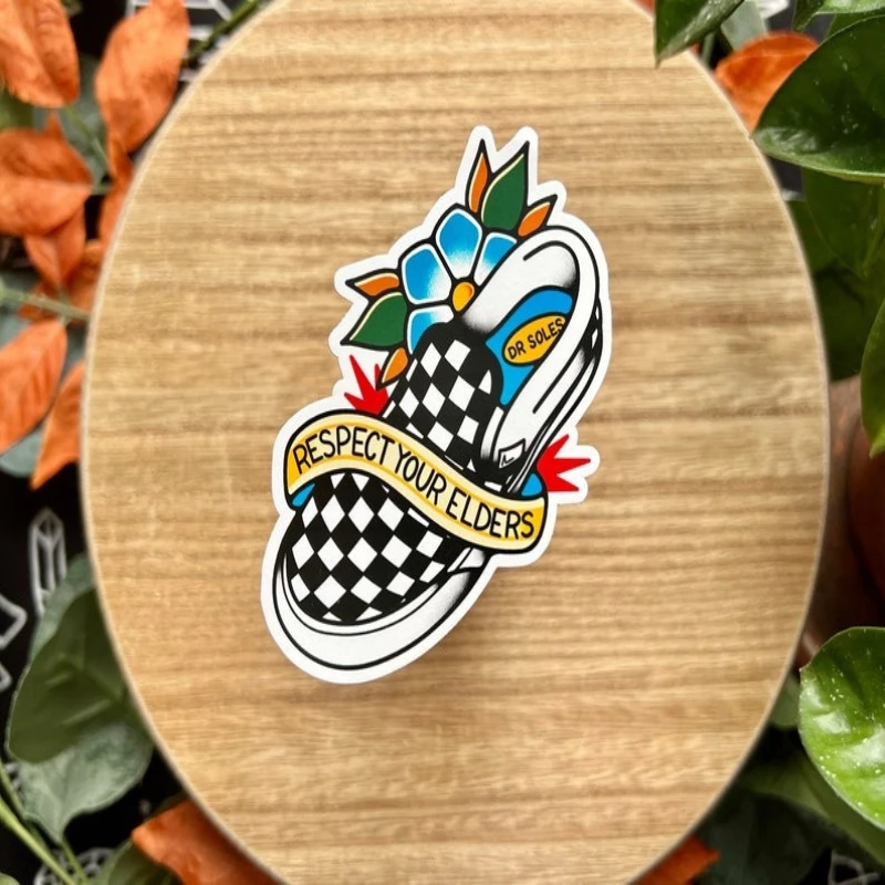 Honor your elders - durable vinyl decals, senior Emo, are much more than a period of time, gift ideas for younger generations
