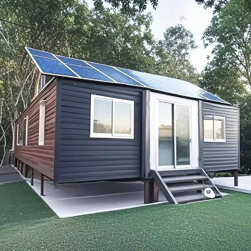 Luxury 3-Bedroom Steel Frame Container Home Mobile Prefab Expandable Unit for Office or Garden Hot