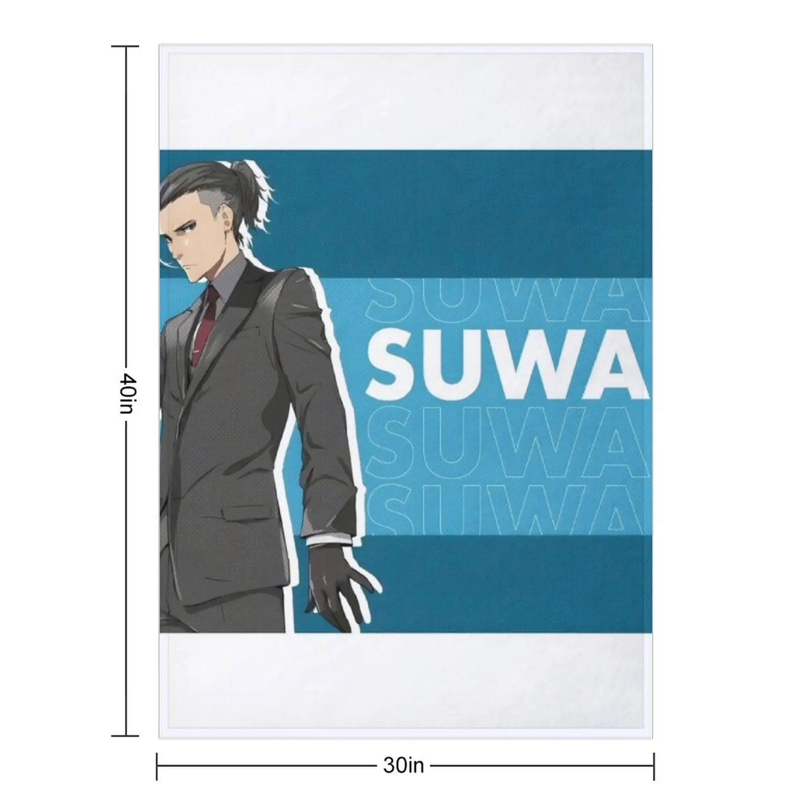 Rei buddy daddies Throw Blanket Travel manga Furry anime Blankets