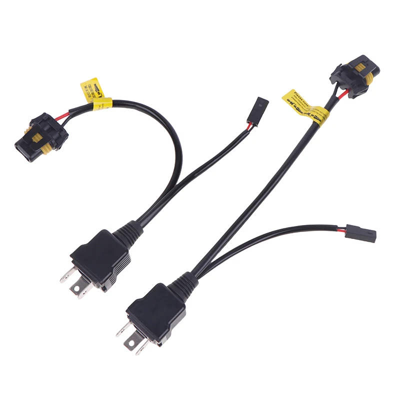 2pcs H4 Relay Wireharness For H4 Bulb Upgrade Bi LED&Xenon Projector Lense Car Light Accessories