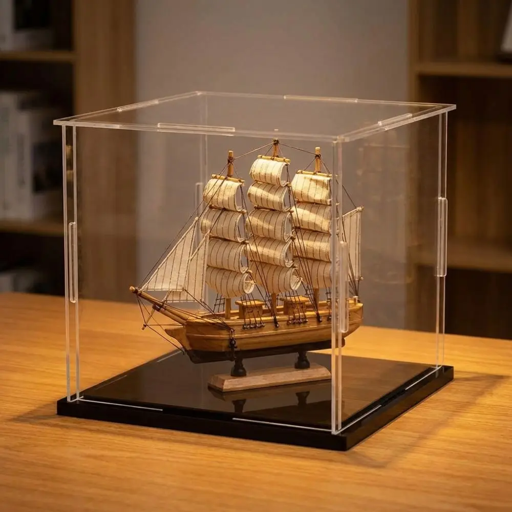 High Clarity Dust-proof Display Box Anti-Scratch Assemble Clear Display Case Sturdy Pressure Resistant Action Figures Box