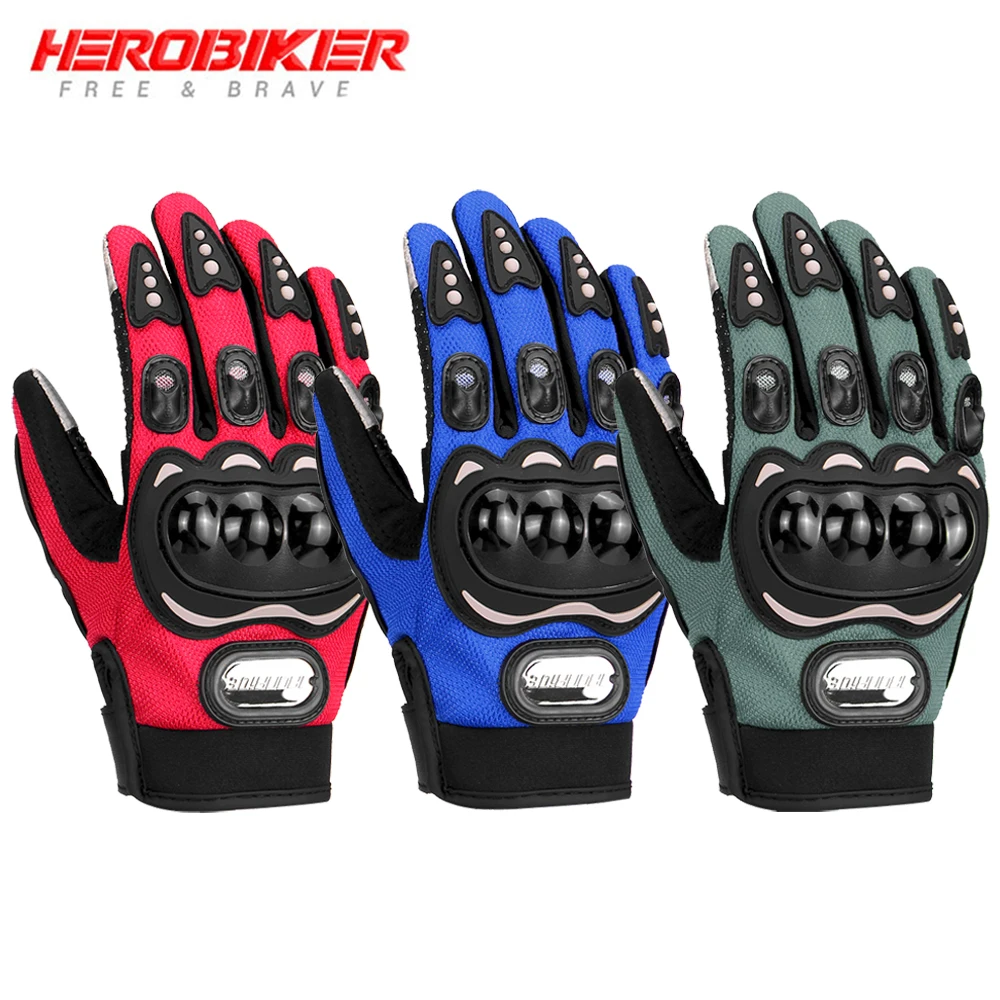 

Motorcycle Riding Gloves Anti Slip And Anti Fall Racing Bike Riding Gloves Touch Screen Breathable Outdoor Sports Gloves