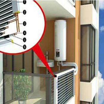 2026 Best Price Balcony Hung Jacketed Porcelain Enamel tank Balcony Pressurized Split Solar Water Heaterpromote sales